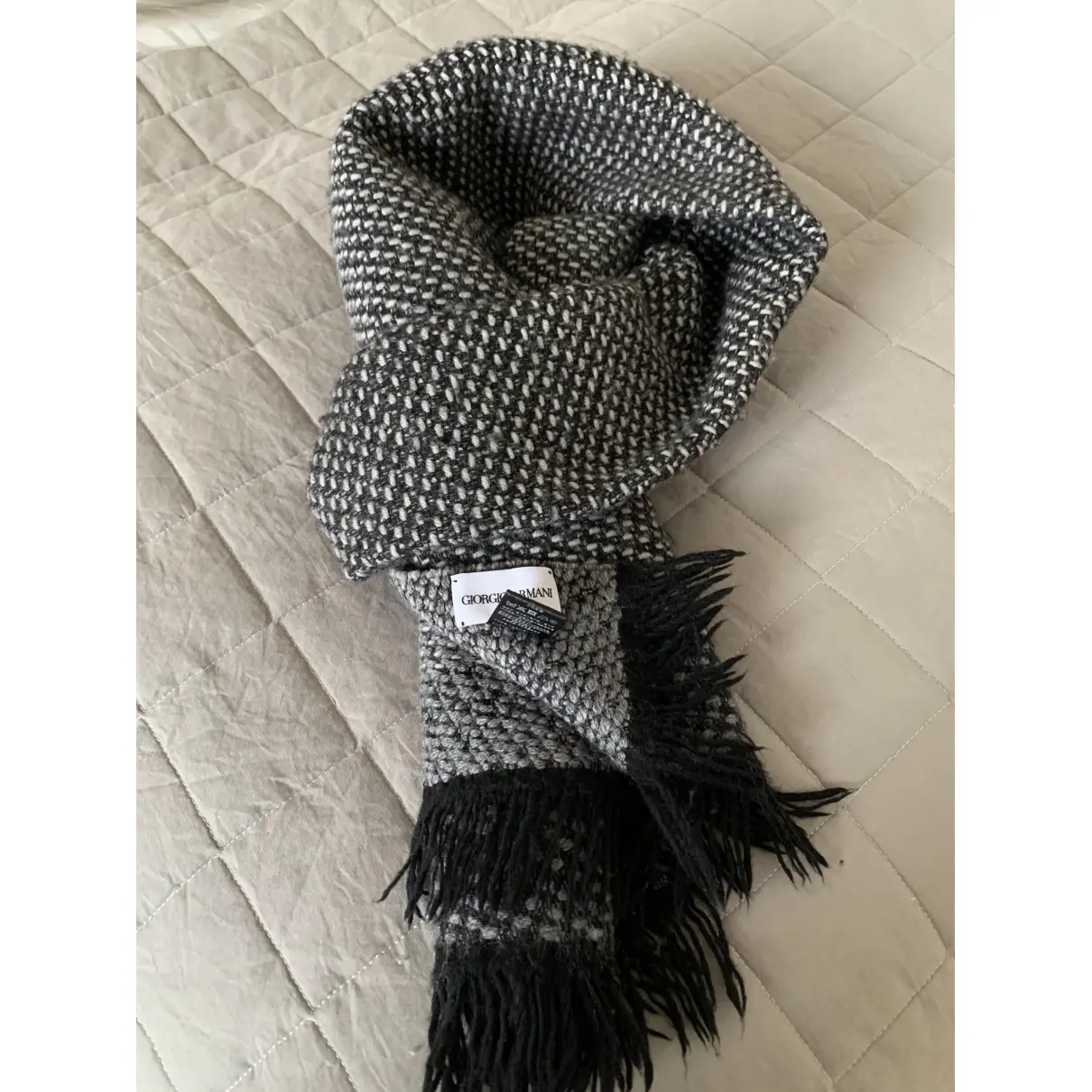 Wool scarf & pocket square Giorgio Armani