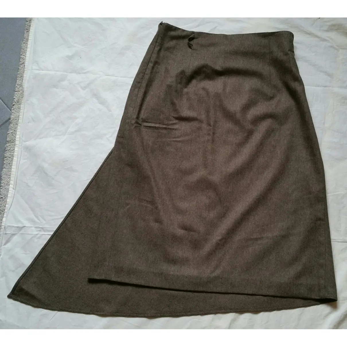 Wool mid-length skirt Max Mara - Vintage
