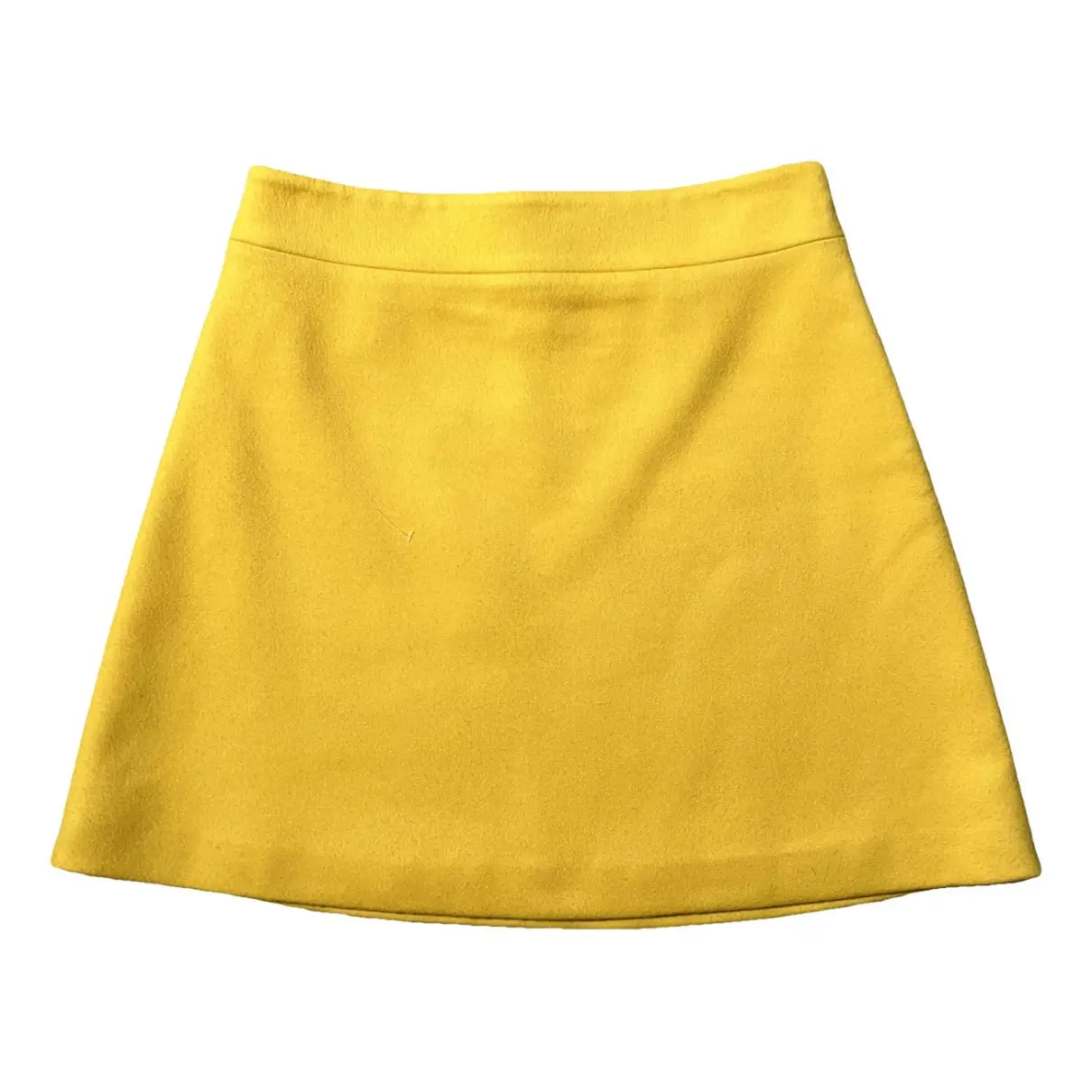 Cashmere mini skirt