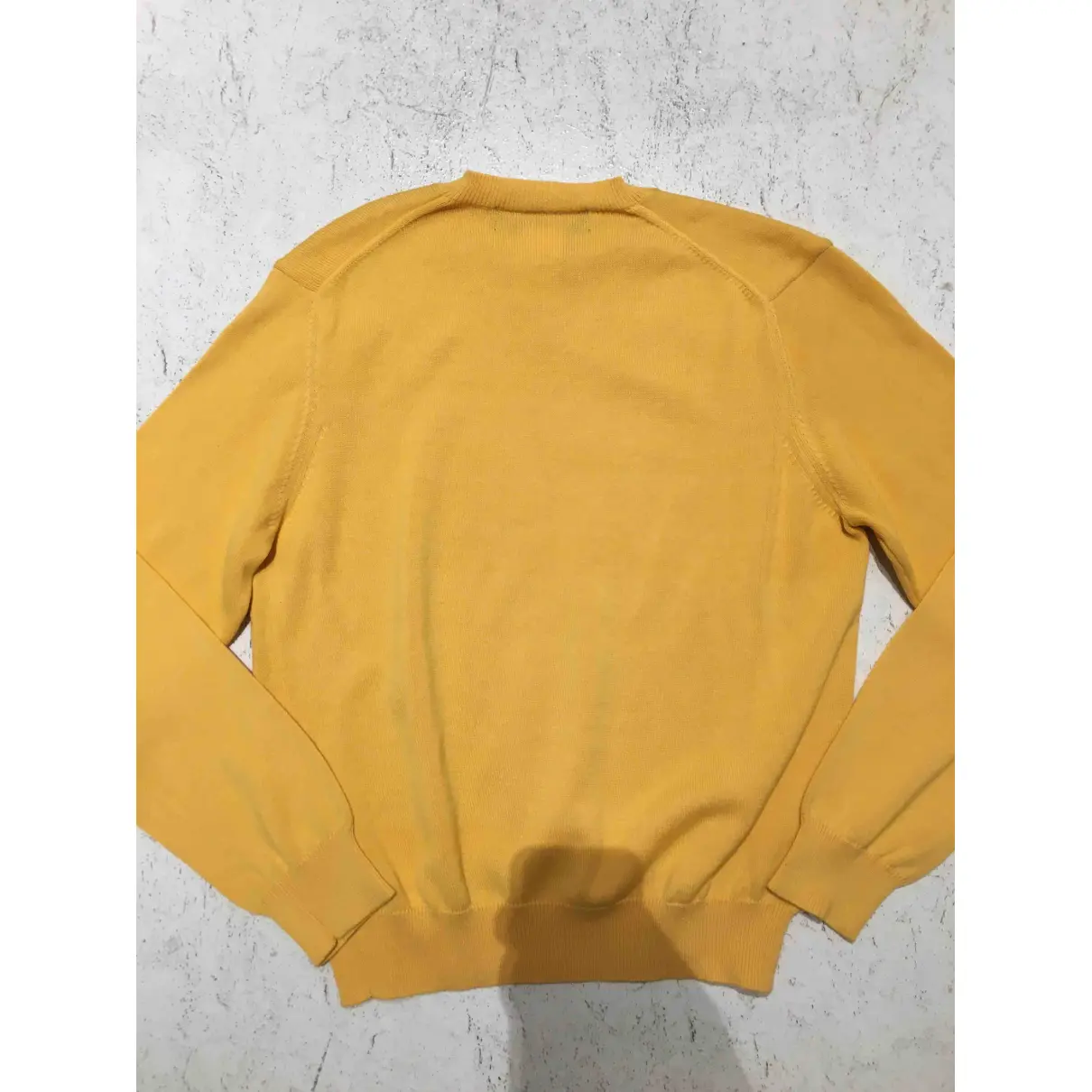 Buy Comme Des Garcons Yellow Cotton Knitwear & Sweatshirt online