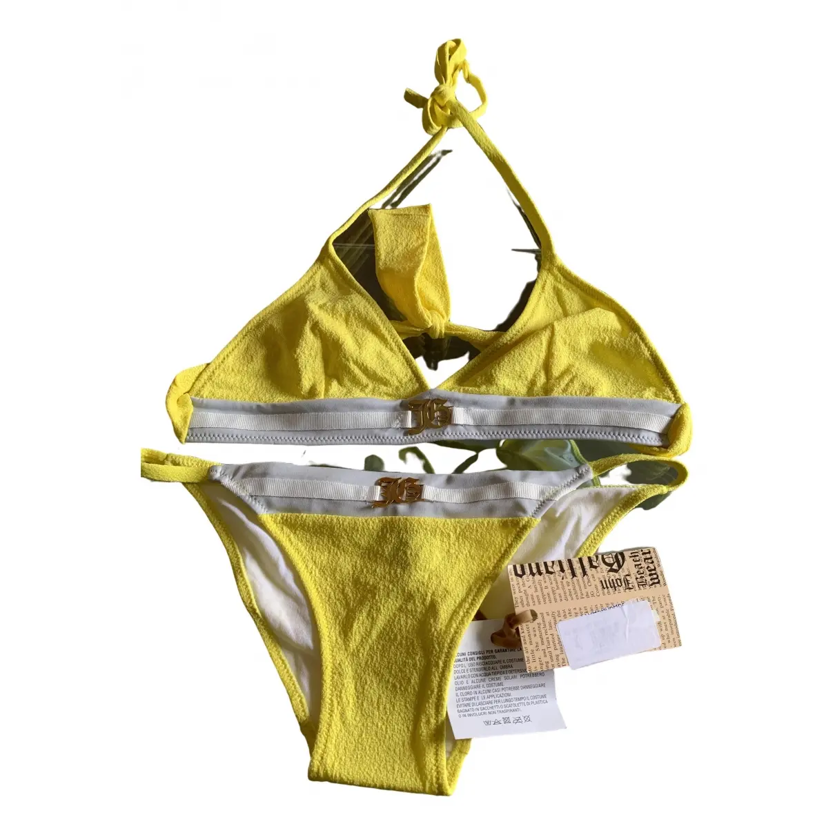 Two-piece swimsuit Galliano
