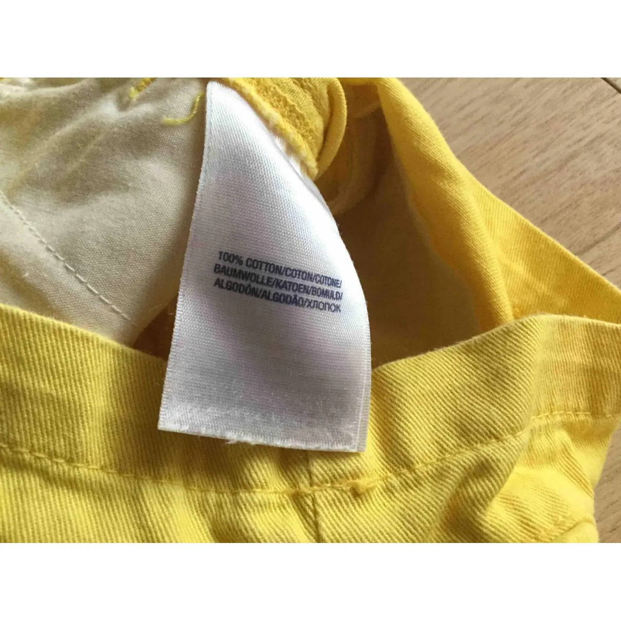 Buy Polo Ralph Lauren Yellow Cotton Shorts online