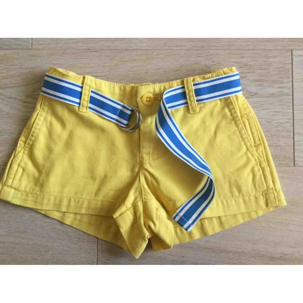 Yellow Cotton Shorts Polo Ralph Lauren