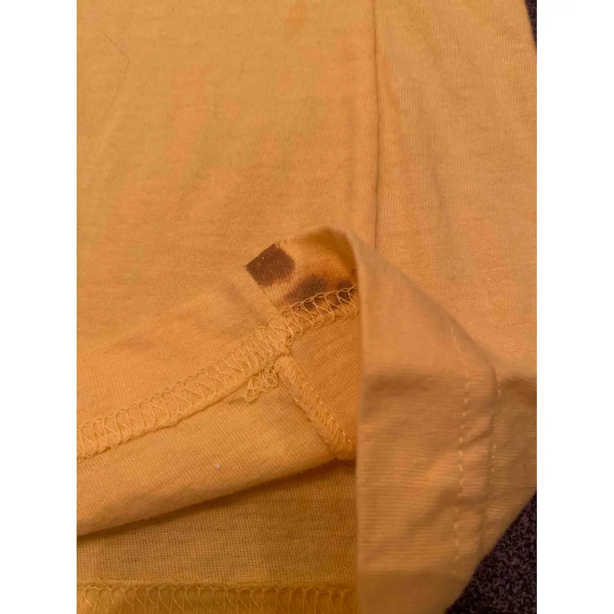 Yellow Cotton T-shirt Versace Jeans Couture