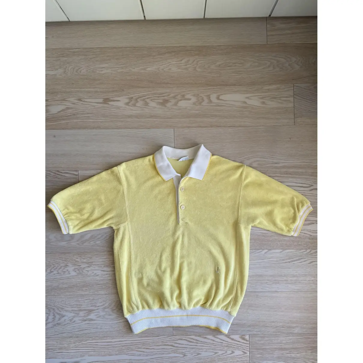 Buy Yves Saint Laurent Yellow Cotton Top online - Vintage