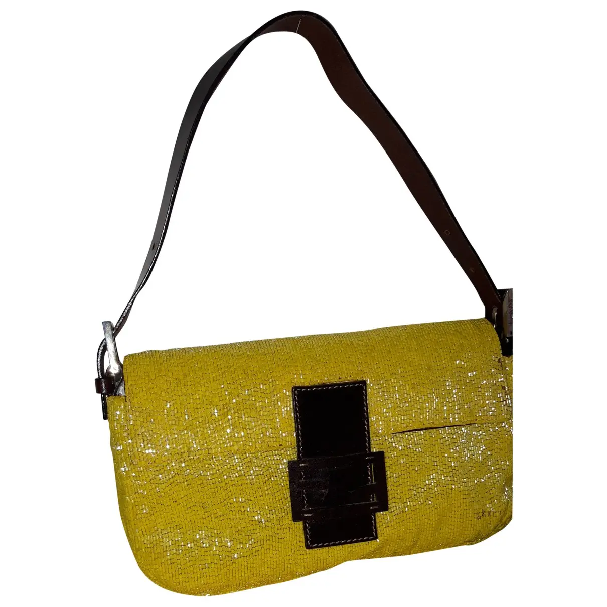 Baguette 1997 Re-Edition glitter handbag Fendi - Vintage