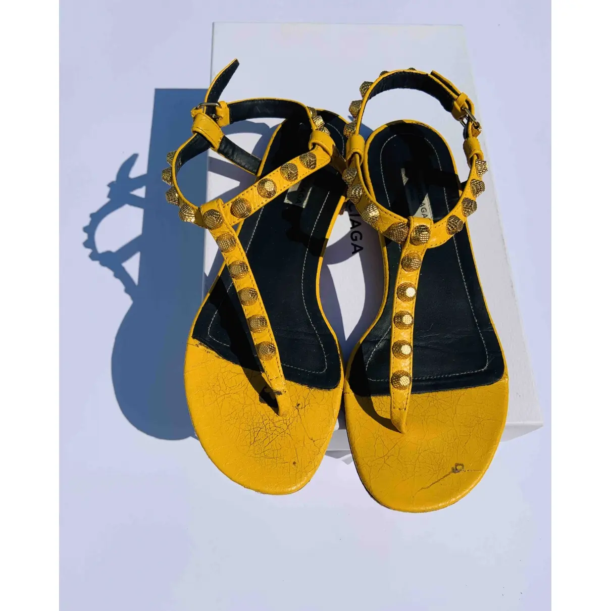 Buy Balenciaga Leather sandal online