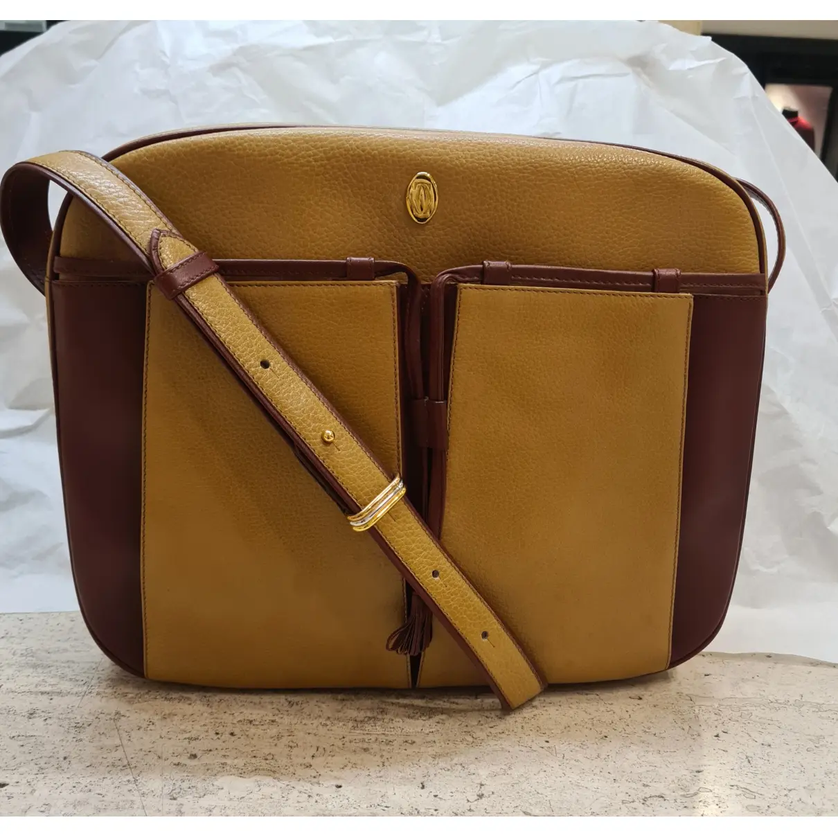 Buy Cartier Leather crossbody bag online - Vintage