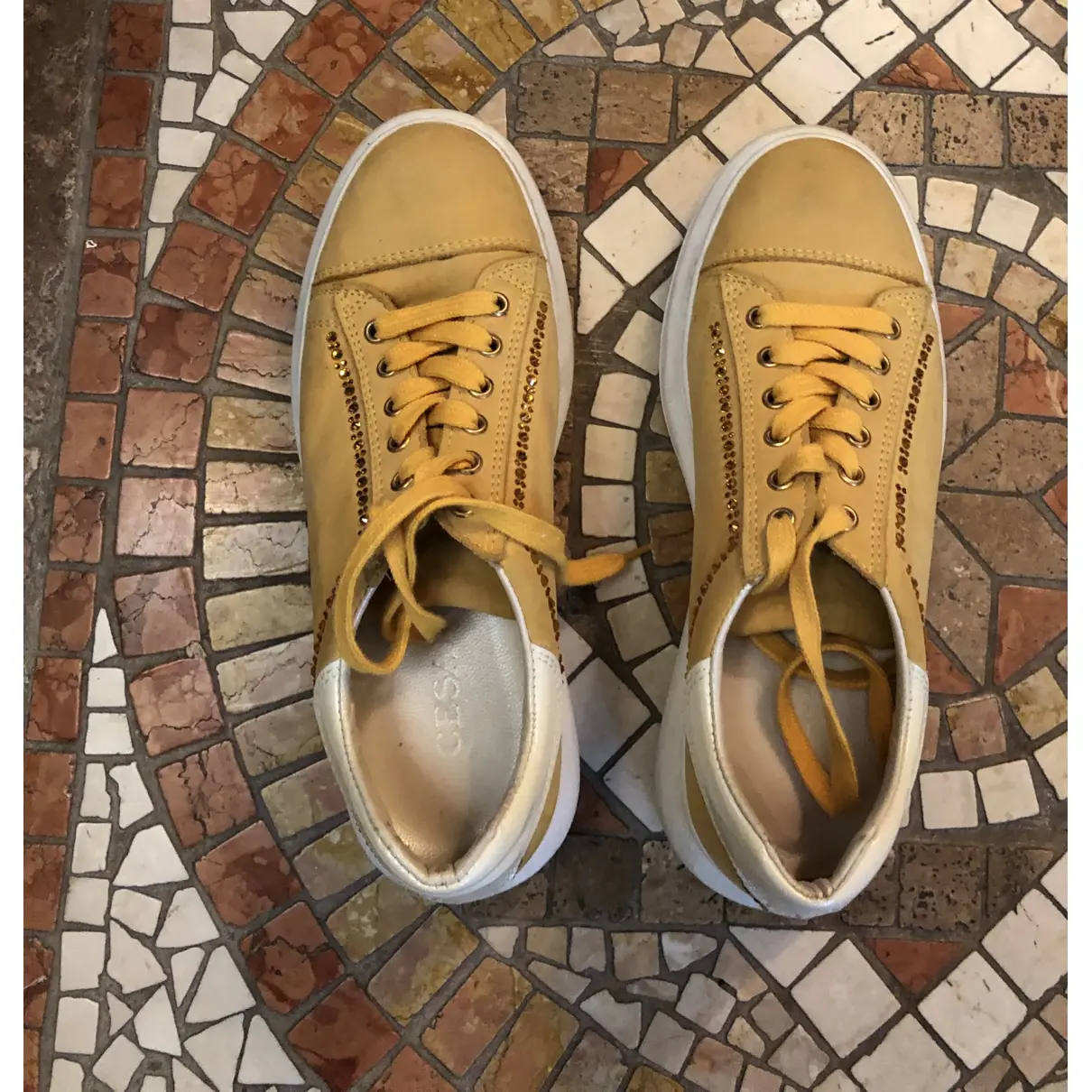 Buy Cesare Paciotti Leather trainers online