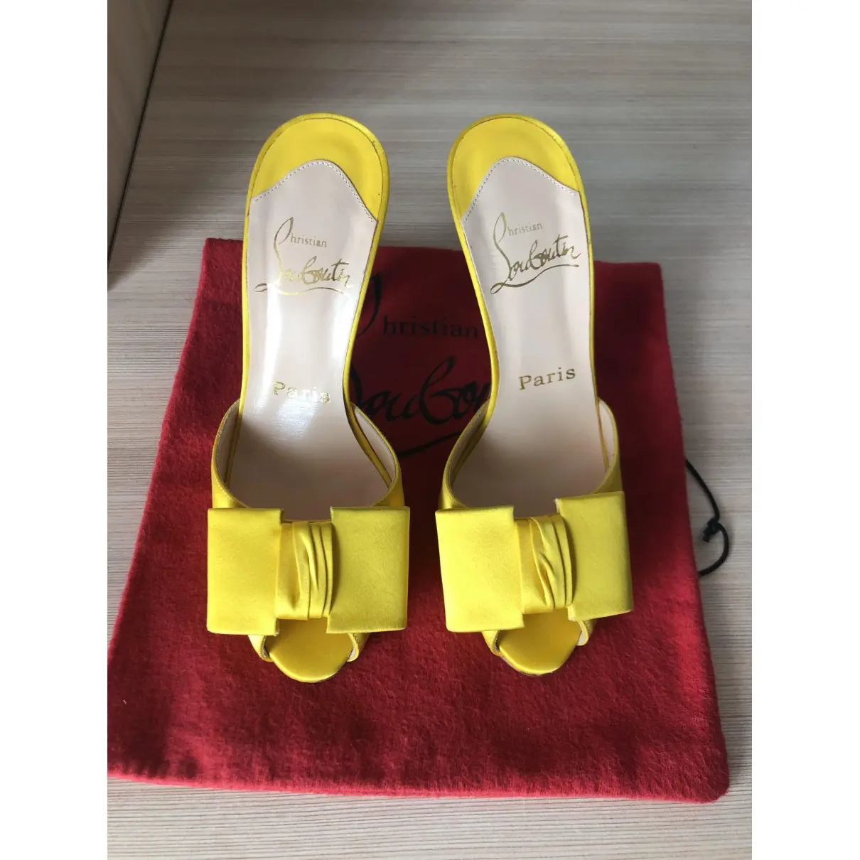 Christian Louboutin Leather mules & clogs for sale