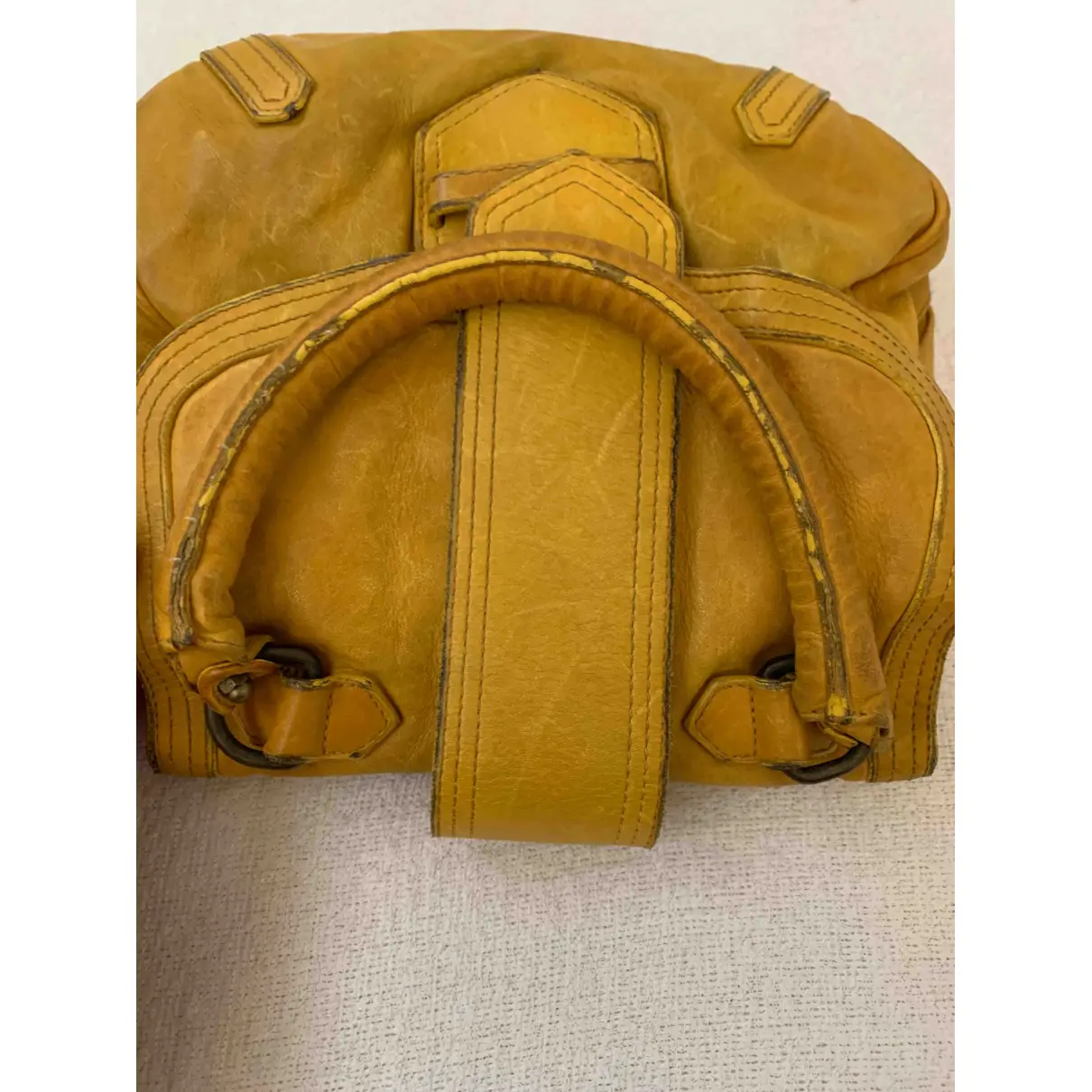 Leather handbag Dries Van Noten