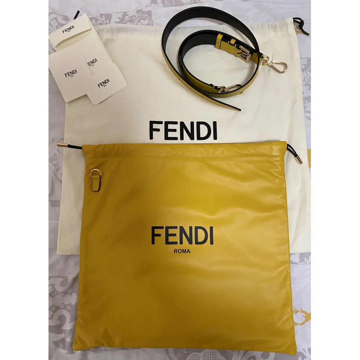 Leather bag Fendi