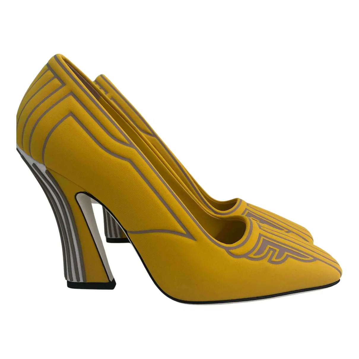 FFreedom leather heels Fendi