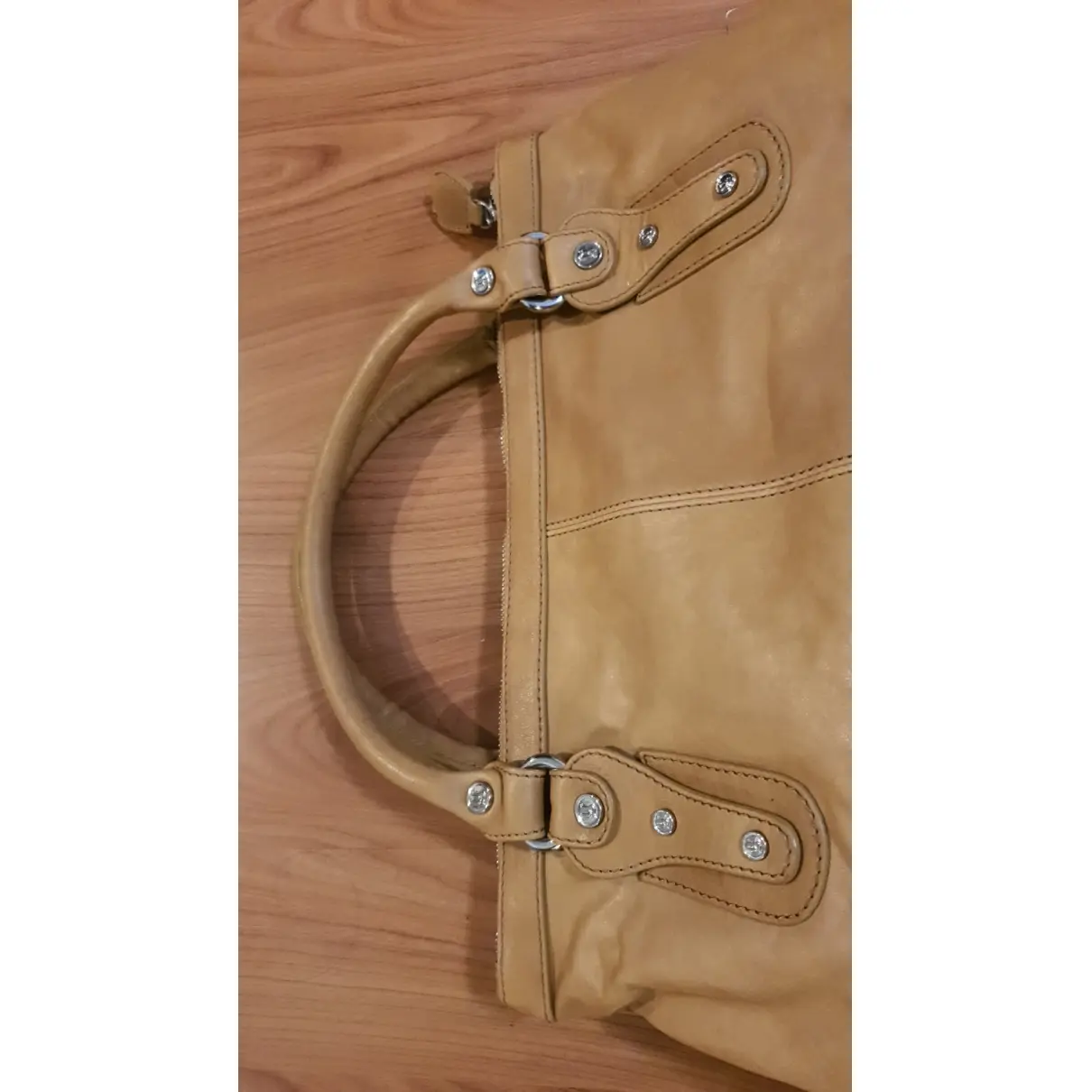 Leather handbag Galliano