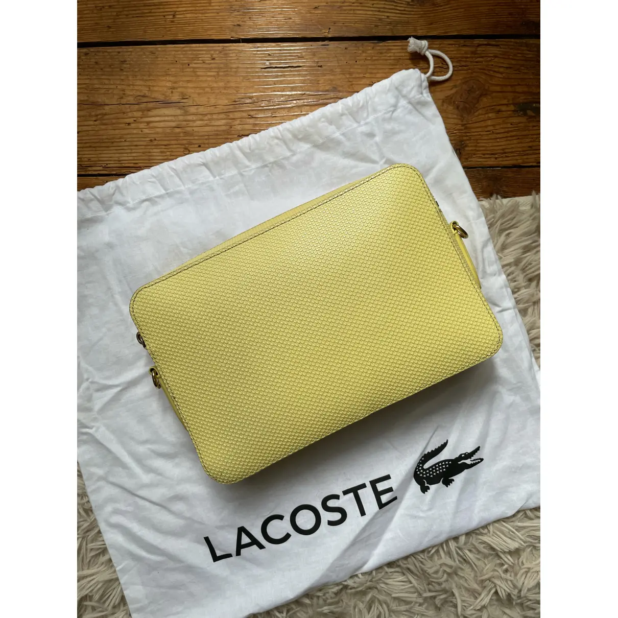 Buy Lacoste Leather crossbody bag online
