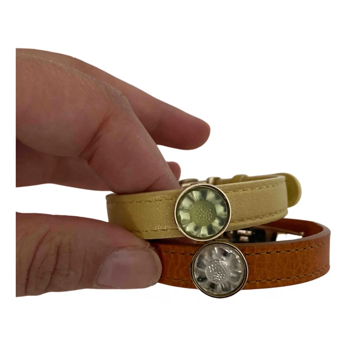 Buy Lalique Leather bracelet online