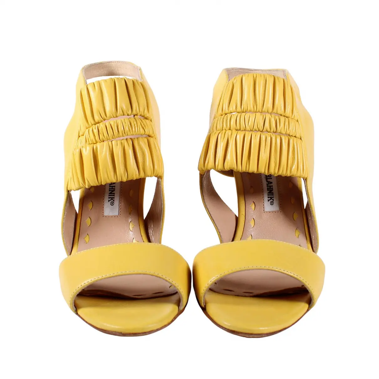 Buy Manolo Blahnik Leather heels online