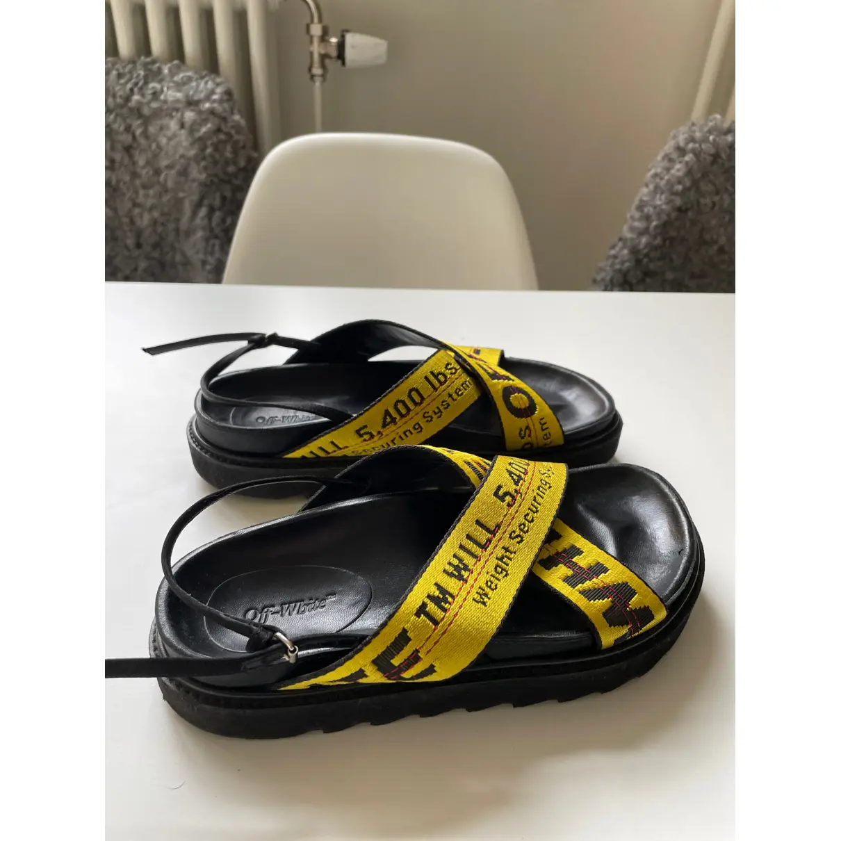 Buy Off-White Leather sandal online