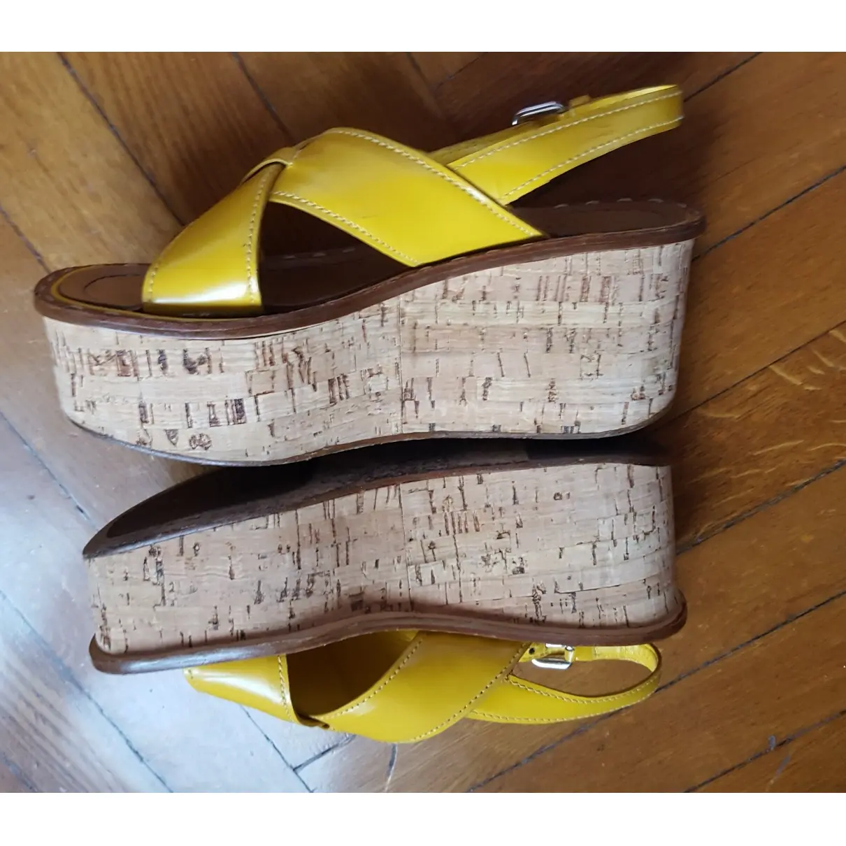 Prada Leather sandals for sale