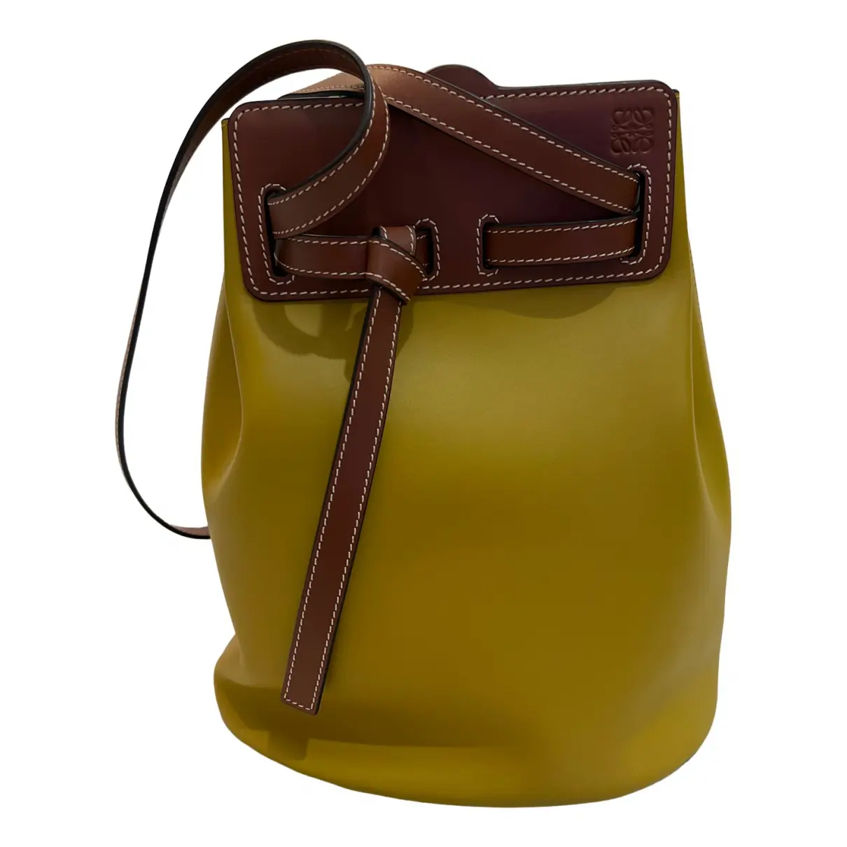 Ruk Bucket leather handbag Loewe
