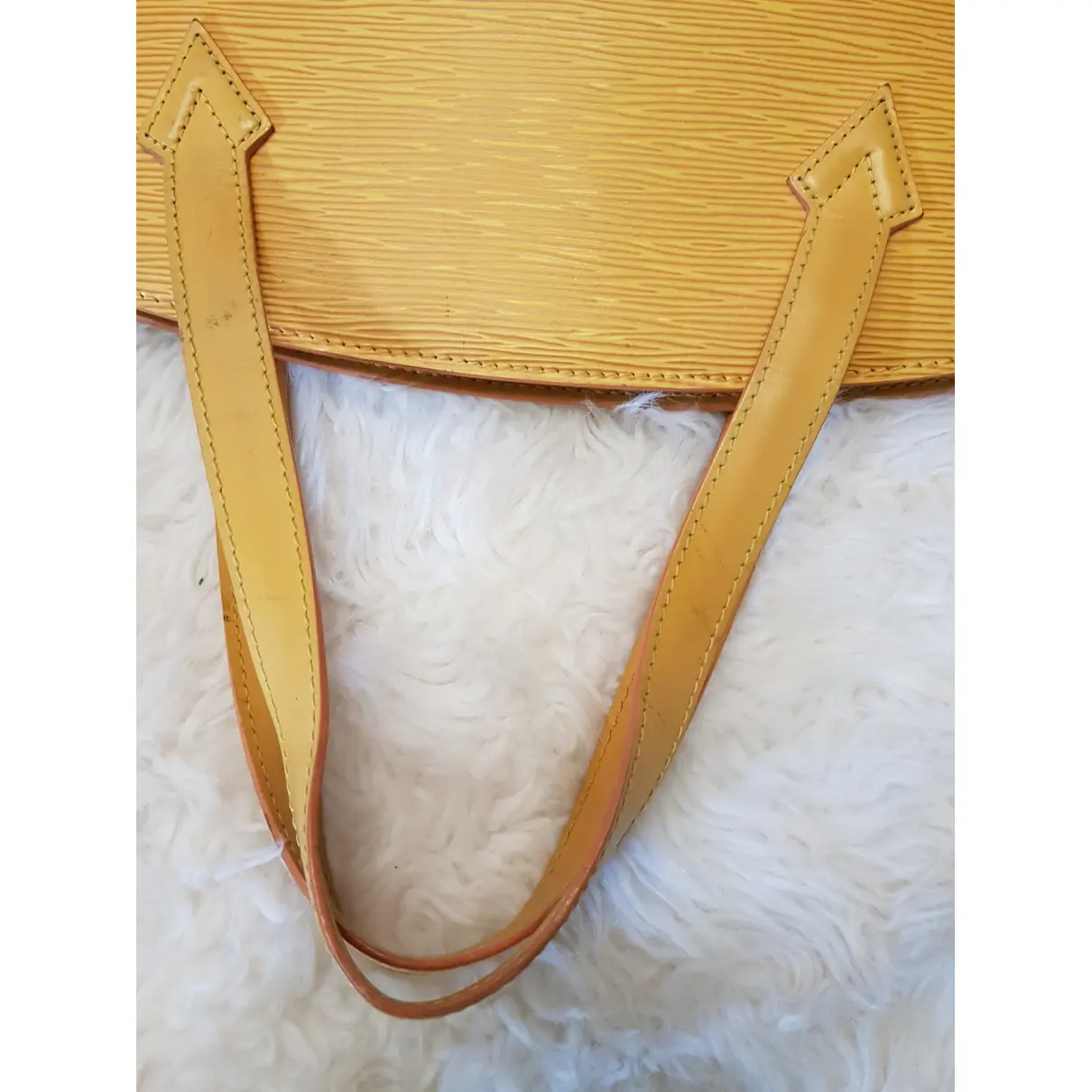Saint Jacques leather handbag Louis Vuitton - Vintage