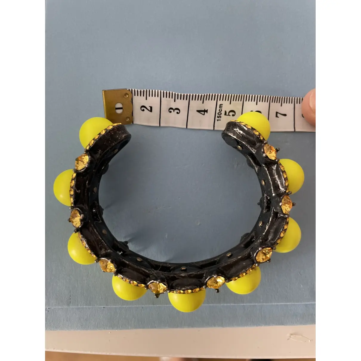 Yellow Metal Bracelet Lanvin