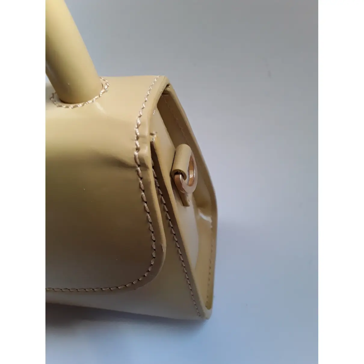 Mini patent leather handbag By Far