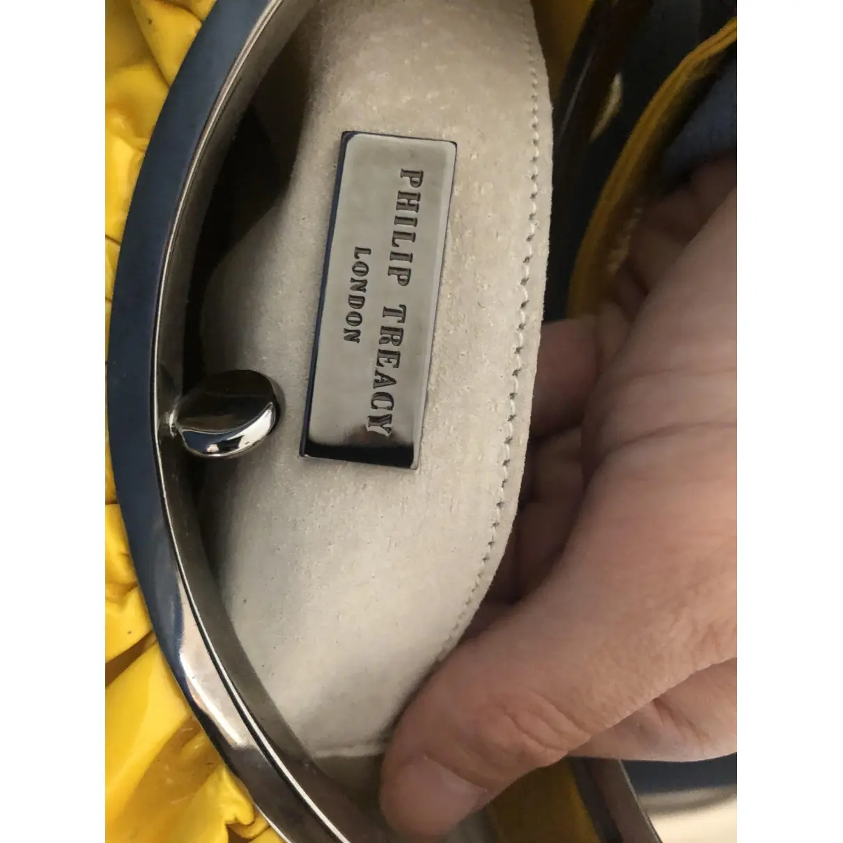Buy Philip Treacy Patent leather handbag online - Vintage