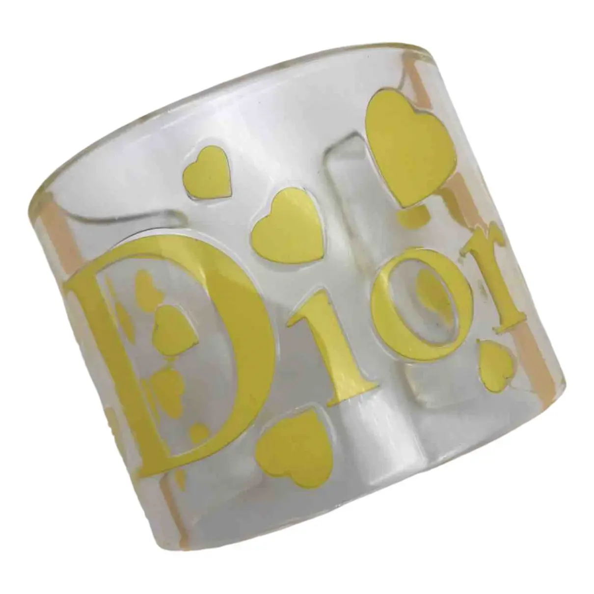Yellow Plastic Bracelet Dior