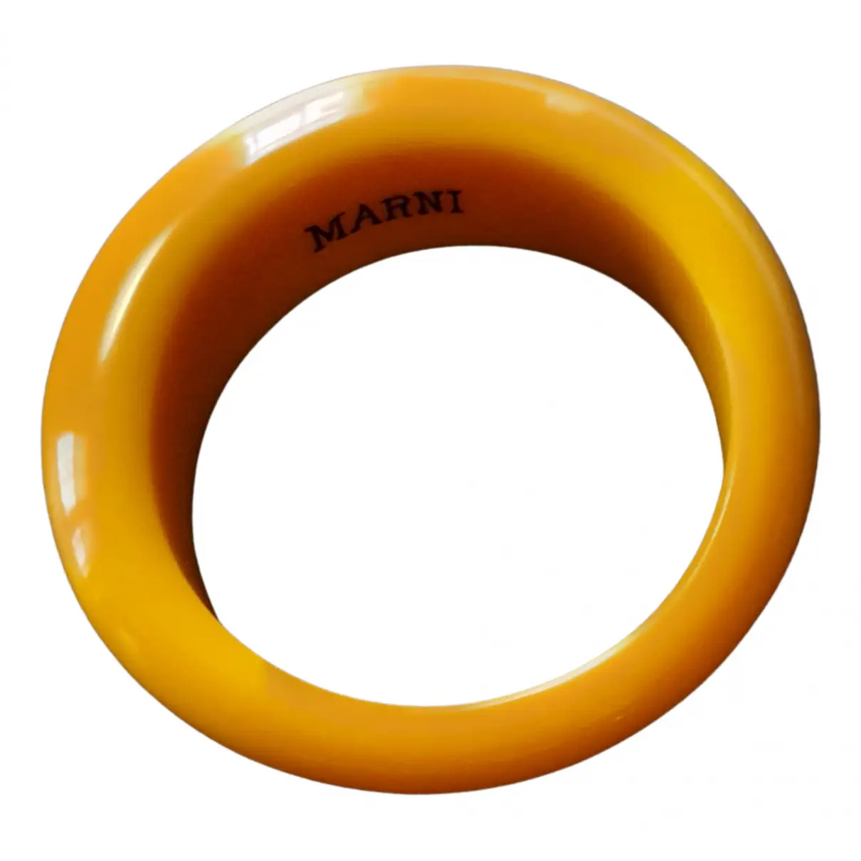 Buy Marni Yellow Plastic Bracelet online - Vintage
