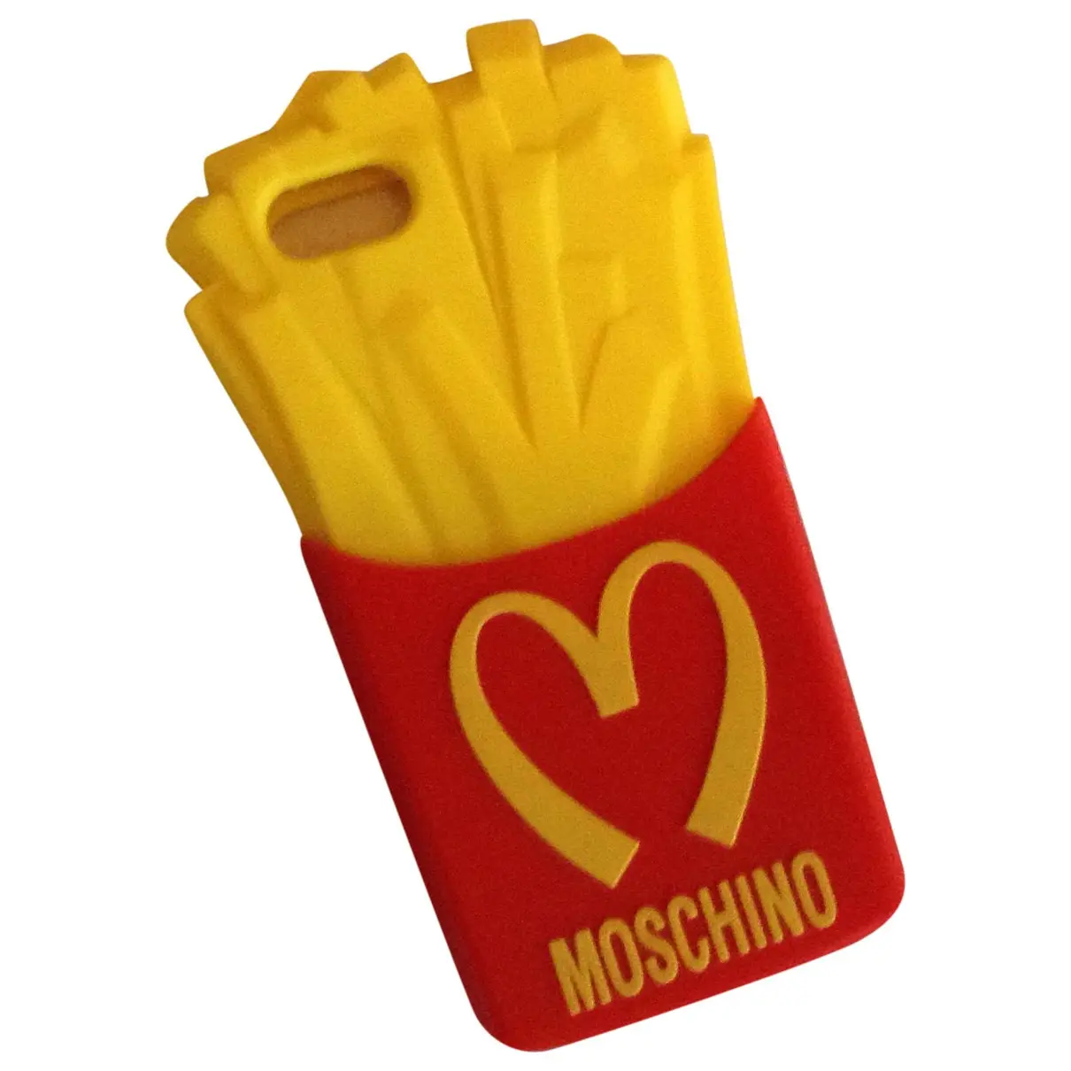 Yellow Plastic Purse Moschino