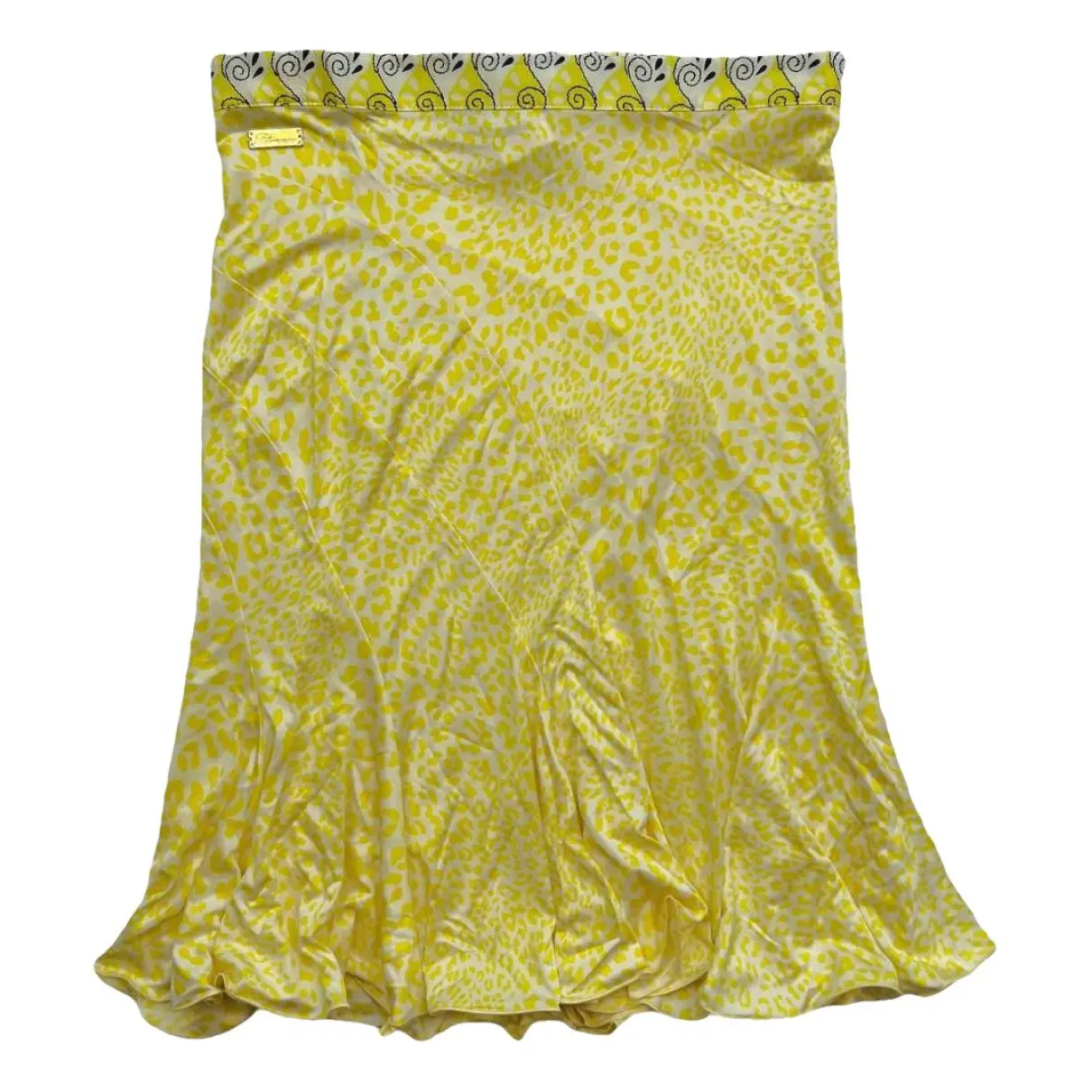 Silk mid-length skirt Blumarine - Vintage
