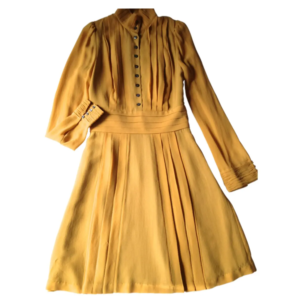 Yellow Silk Dress Mcq