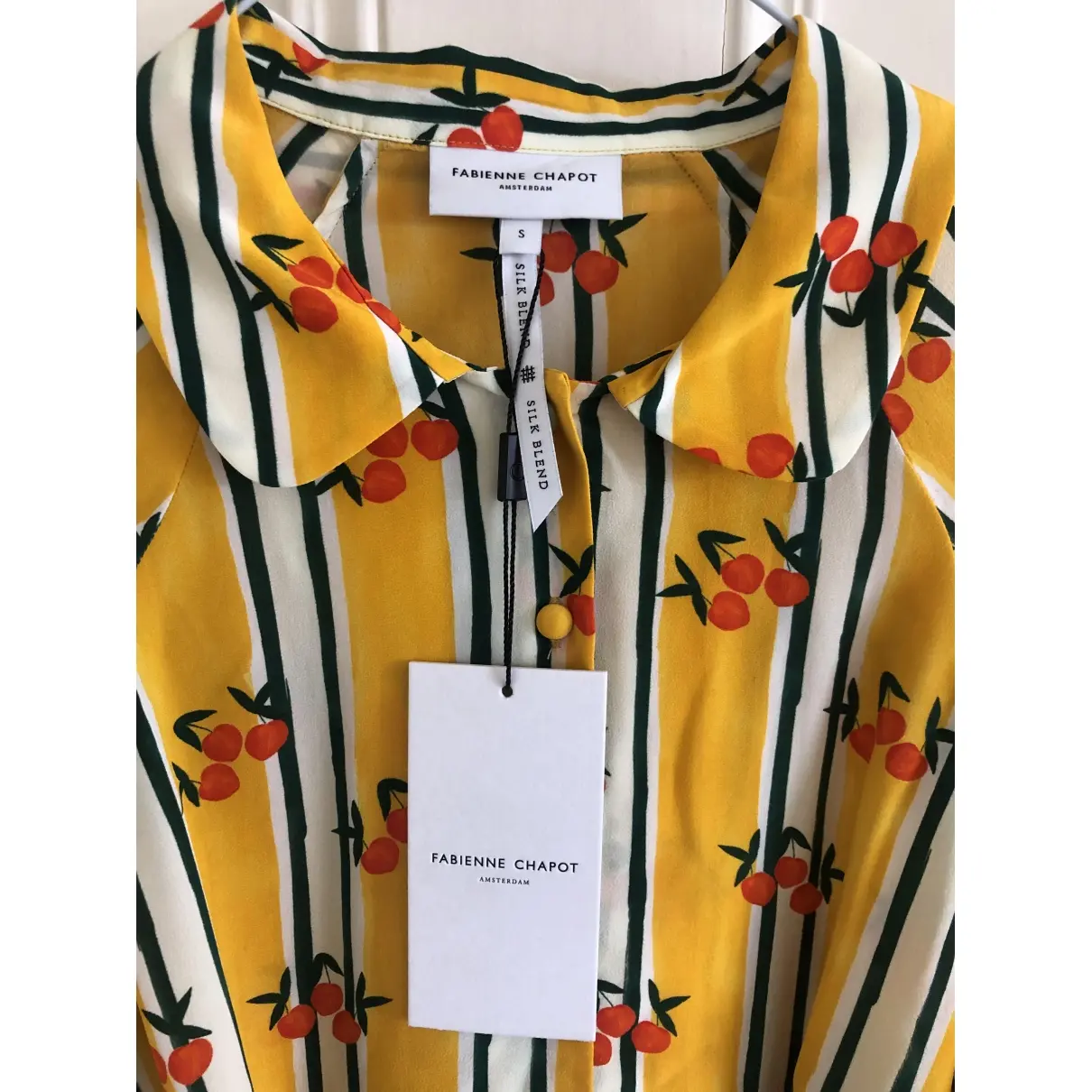 Buy Fabienne Chapot Silk mid-length dress online