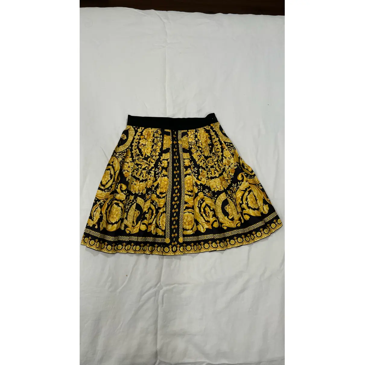 Buy Gianni Versace Silk mini skirt online