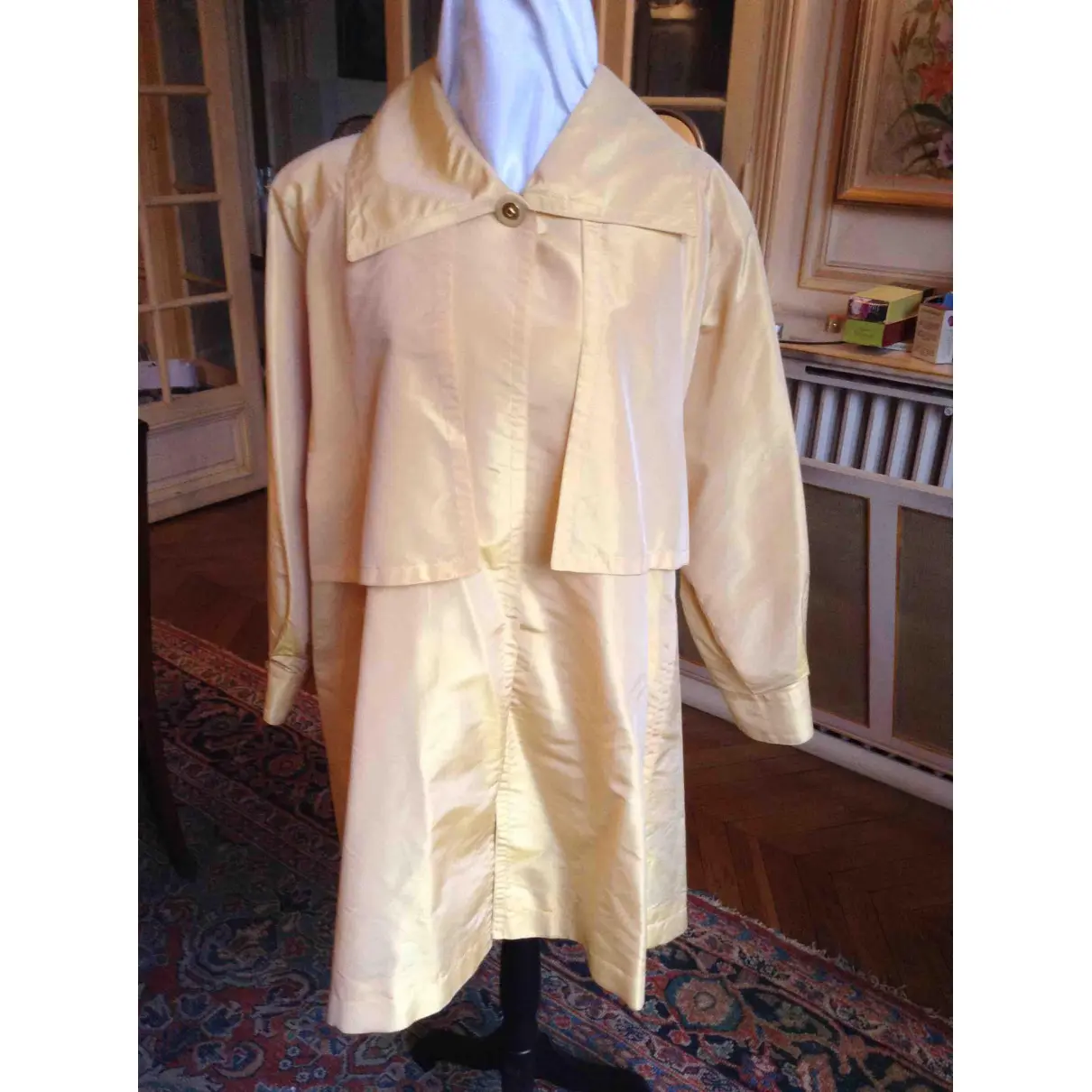 Silk trench coat Givenchy - Vintage