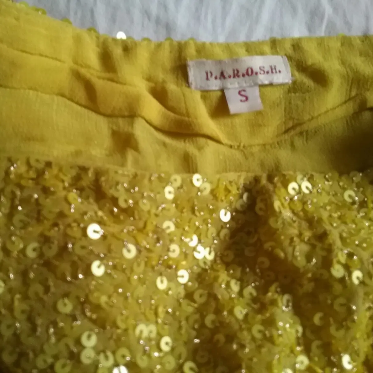 Buy Parosh Silk mini skirt online