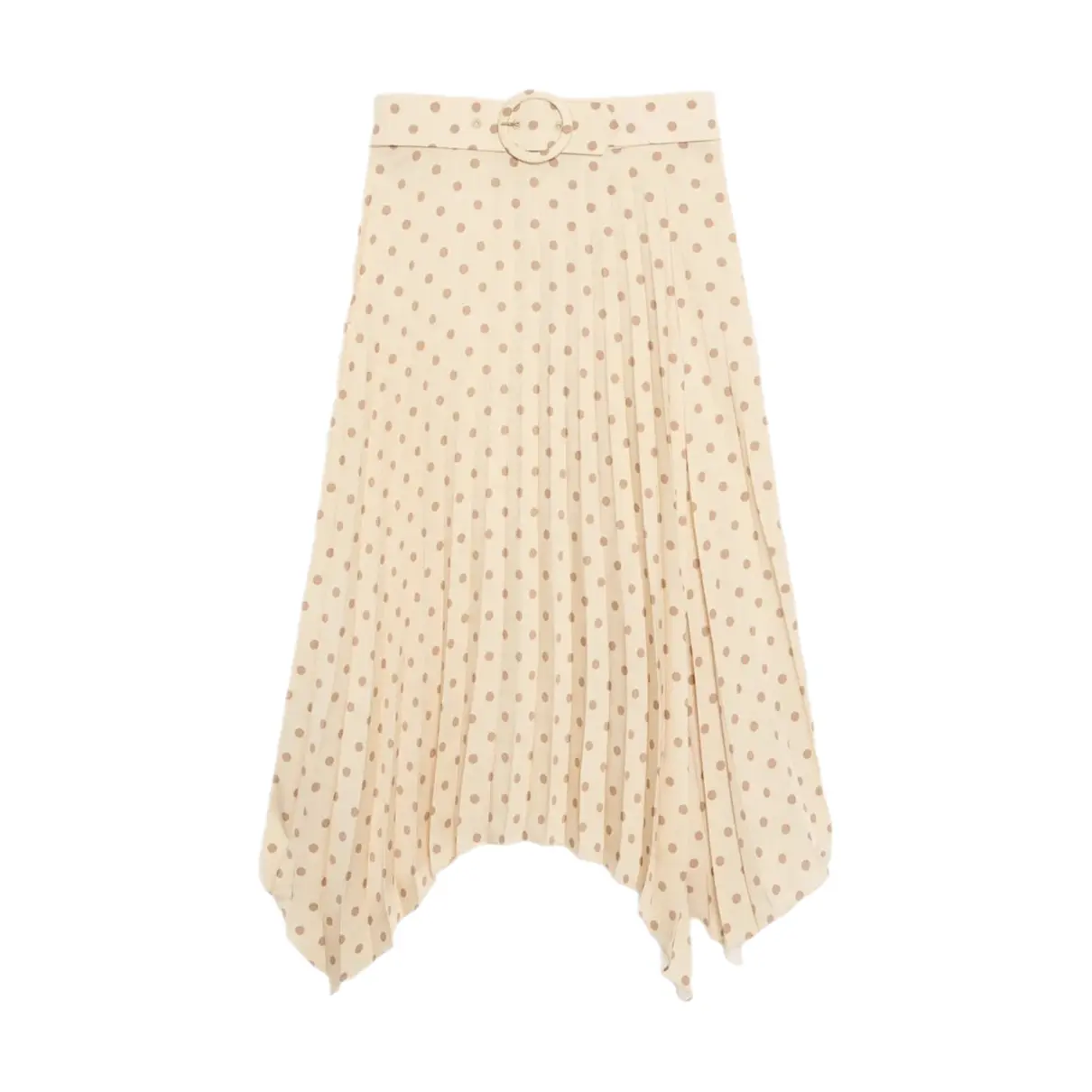 Spring Summer 2020 silk mid-length skirt