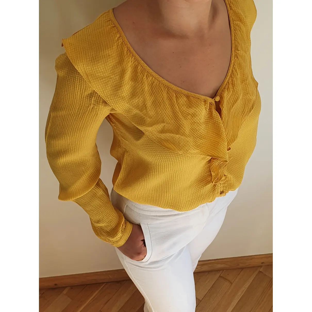 Spring Summer 2020 silk blouse Sézane