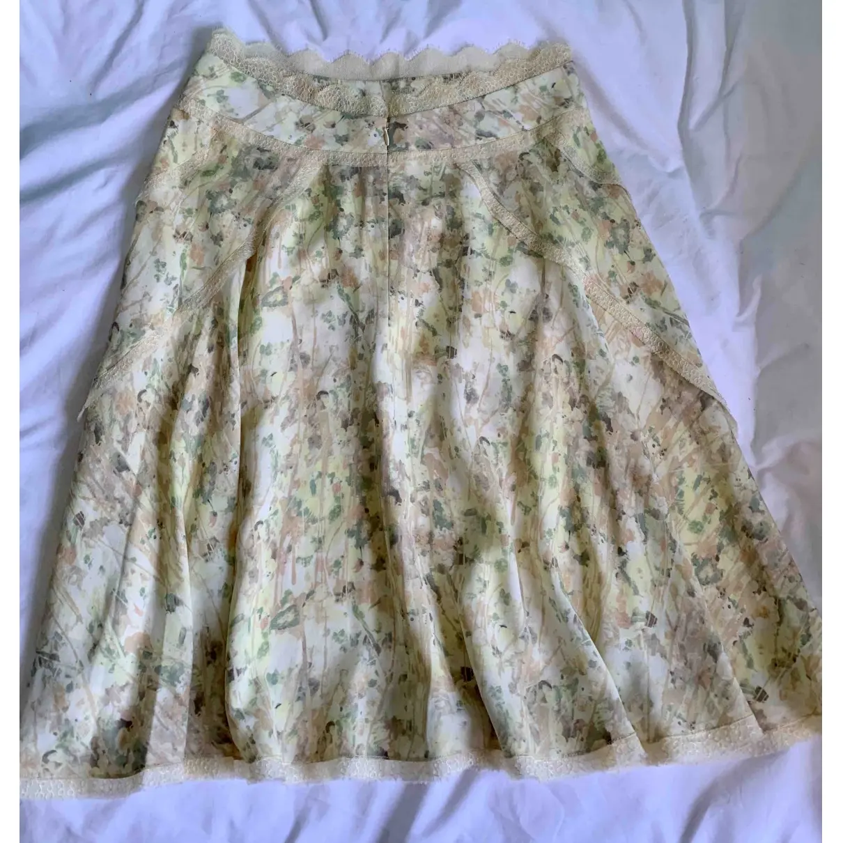 Zac Posen Silk mid-length skirt for sale