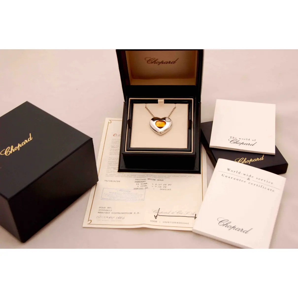 Chopard White gold pendant for sale