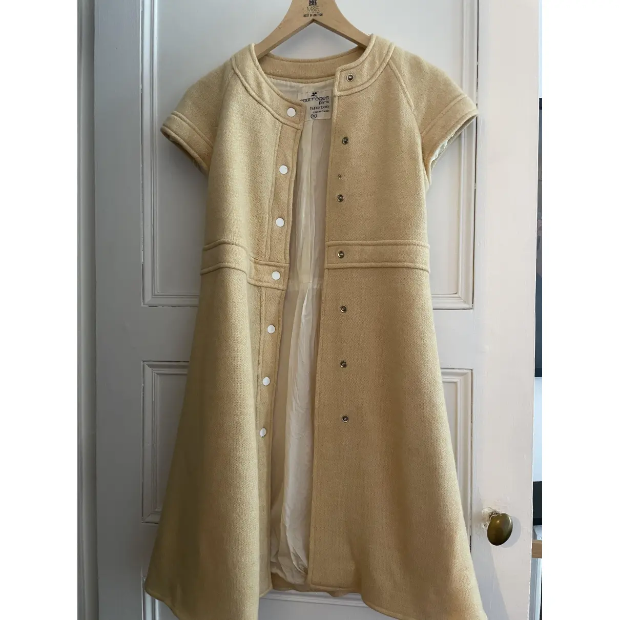 Wool mini dress Courrèges - Vintage