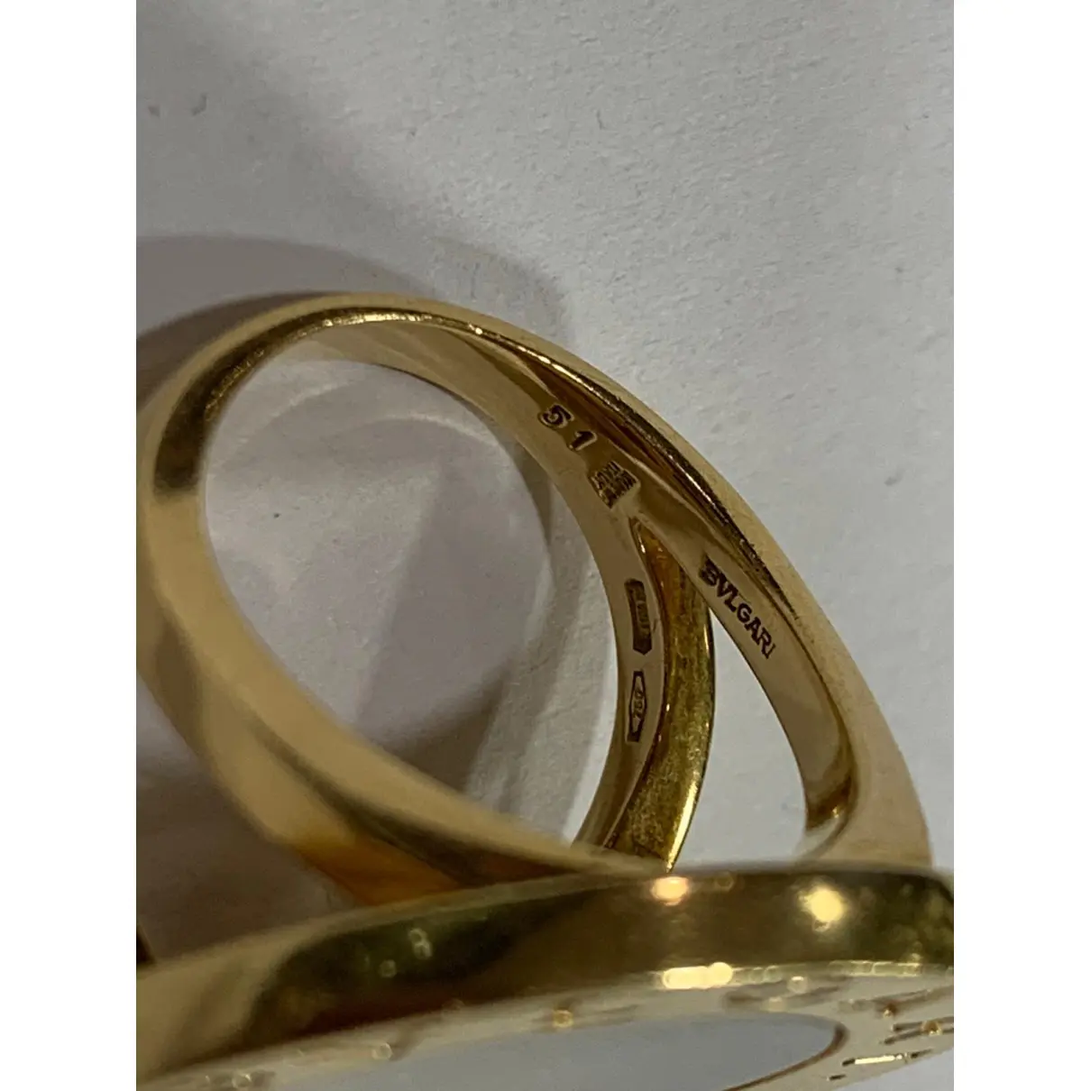 Yellow gold ring Bvlgari