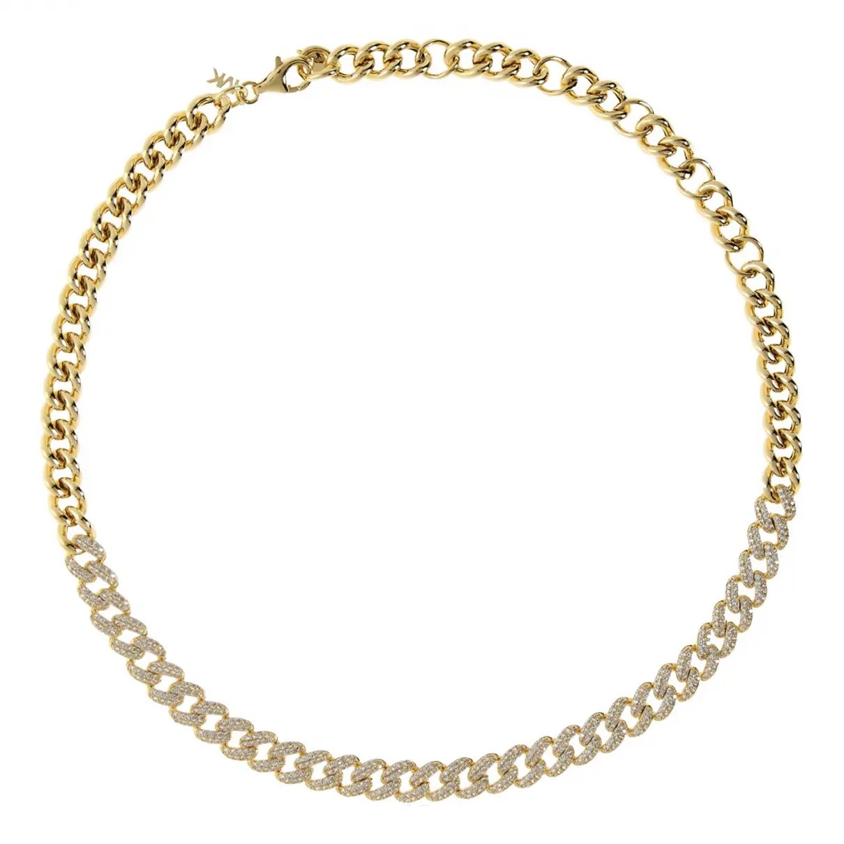 Yellow gold necklace Michael Kors