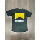 Buy RHUDE Anthracite Cotton T-shirt online
