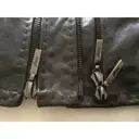 Leather jacket Brioni