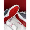 Louis leather high trainers Christian Louboutin