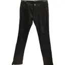 Anthracite Leather Trousers Bel Air