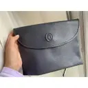 Leather clutch bag Trussardi - Vintage