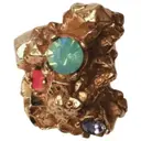 Arty Too gold-plated Swarovski crystal ring Yves Saint Laurent